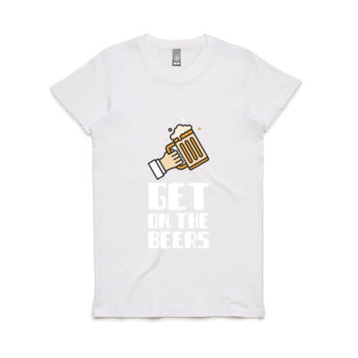 Get on the Beers Tee - Ladies Thumbnail