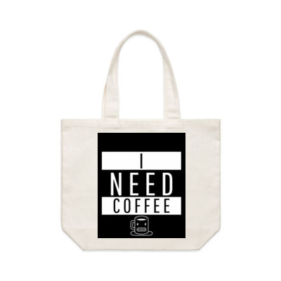 I Need Coffee Tote Thumbnail